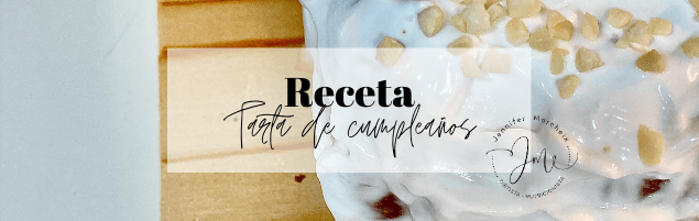 Tarta de cumpleaños saludable