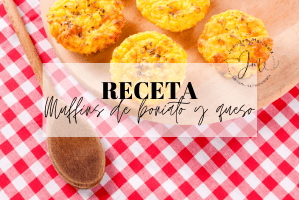 Muffins de boniato y queso