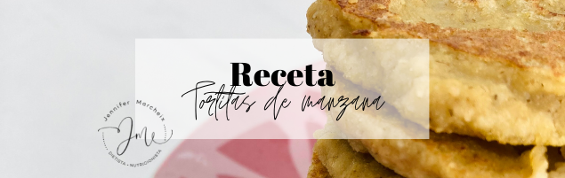 Tortitas de manzana sin huevo